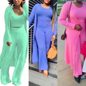 Women’s three set outing wears. Available in color in the picture.